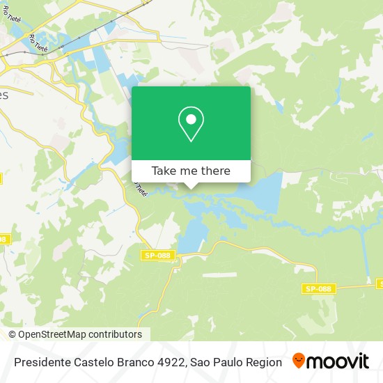 Presidente Castelo Branco 4922 map