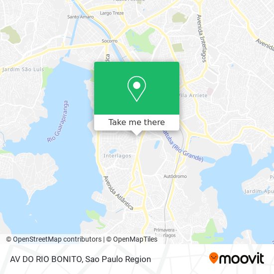 Mapa AV DO RIO BONITO