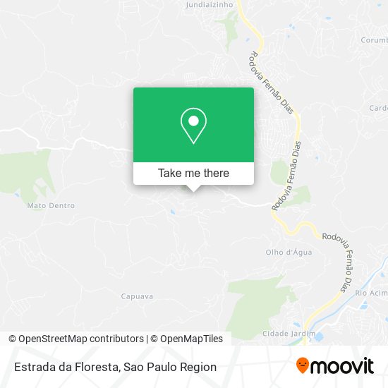 Estrada da Floresta map