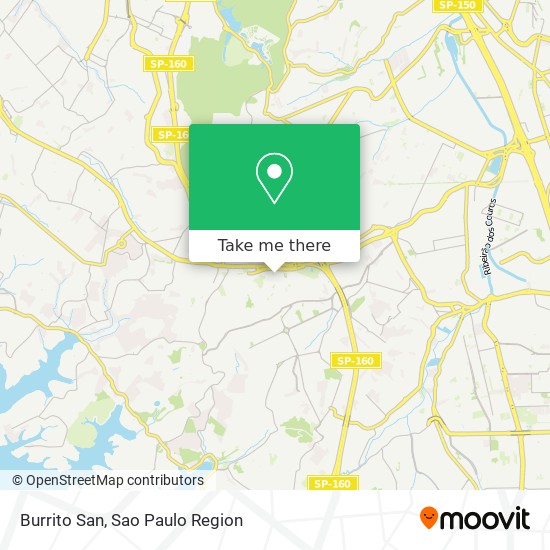 Burrito San map