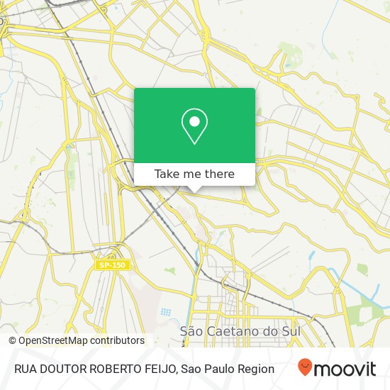 Mapa RUA DOUTOR ROBERTO FEIJO