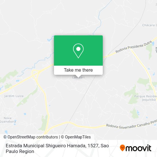 Estrada Municipal Shigueiro Hamada, 1527 map