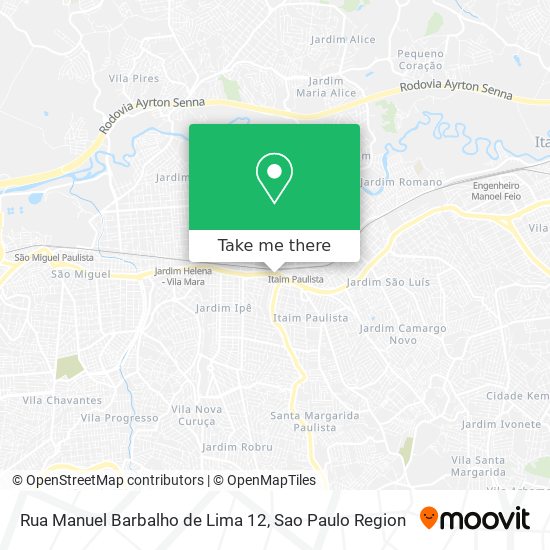 Rua Manuel Barbalho de Lima 12 map