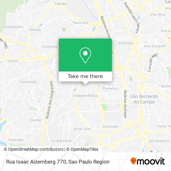 Rua Isaac Aizemberg 770 map