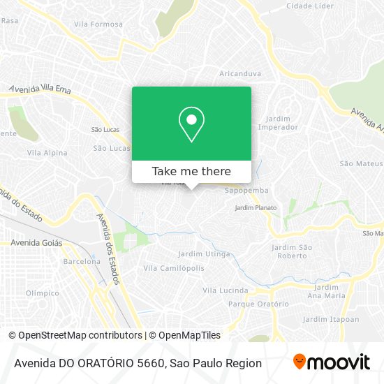 Avenida DO ORATÓRIO 5660 map
