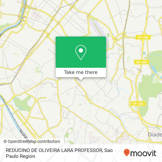 REDUCINO DE OLIVEIRA LARA PROFESSOR map