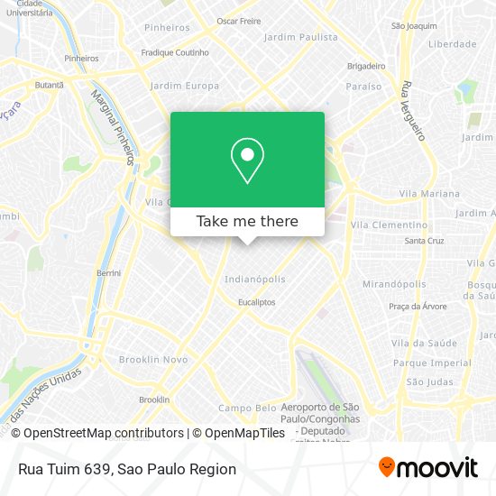 Rua Tuim 639 map