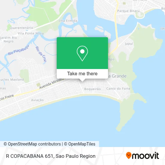 R COPACABANA 651 map