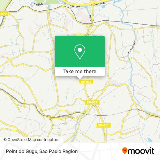 Mapa Point do Gugu