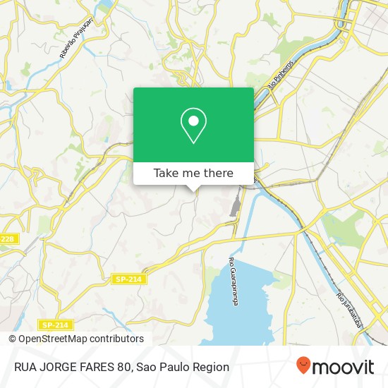 RUA JORGE FARES  80 map