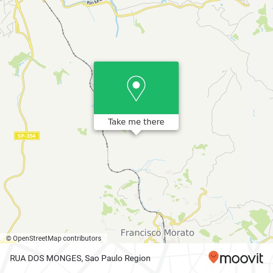 Mapa RUA DOS MONGES