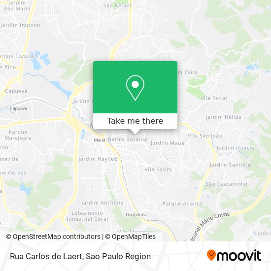 Mapa Rua Carlos de Laert