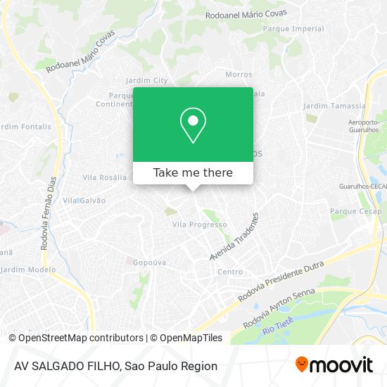 AV SALGADO FILHO map