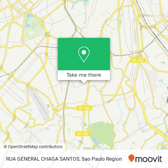 RUA GENERAL CHAGA SANTOS map