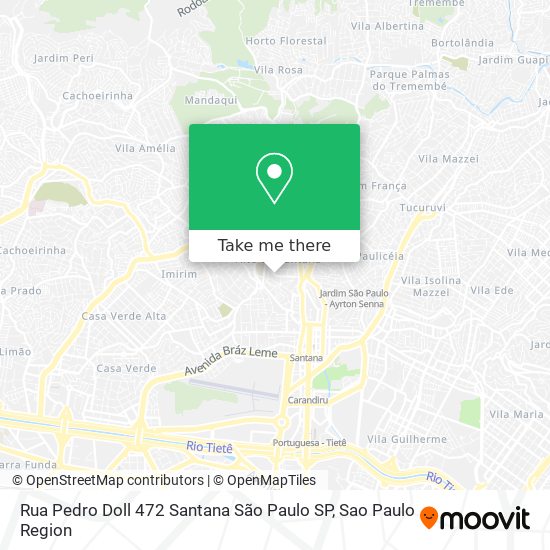 Rua Pedro Doll  472   Santana   São Paulo   SP map