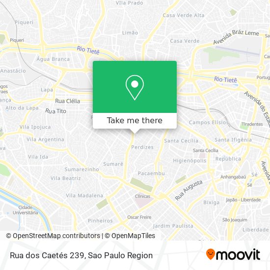 Rua dos Caetés 239 map