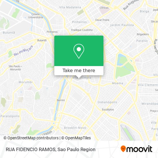 RUA  FIDENCIO RAMOS map