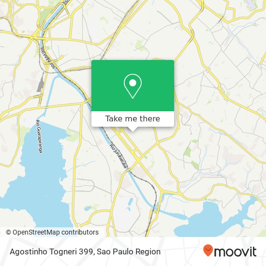 Agostinho Togneri 399 map