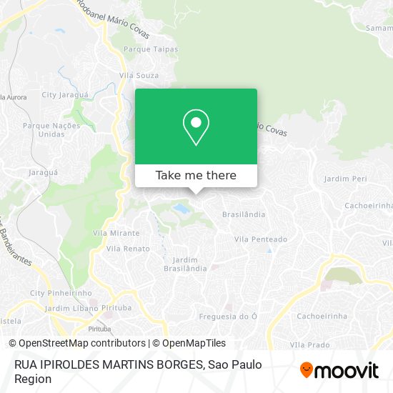 RUA IPIROLDES MARTINS BORGES map