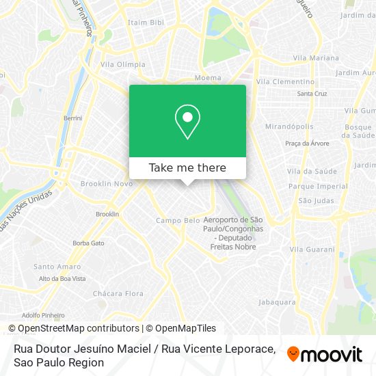 Rua Doutor Jesuíno Maciel / Rua Vicente Leporace map