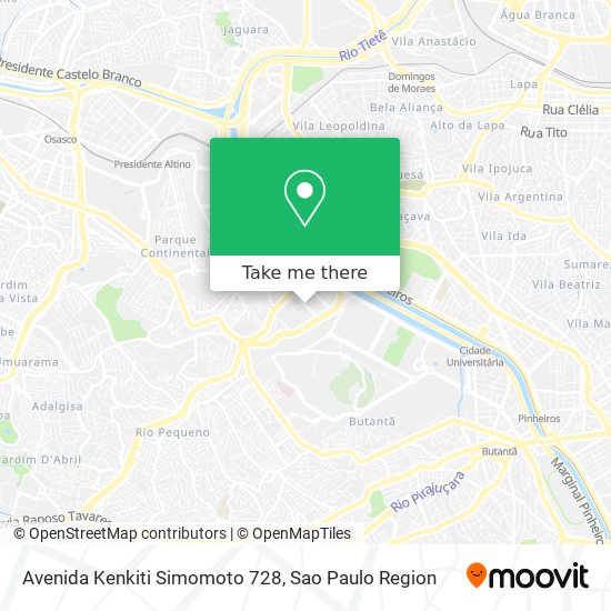 Avenida Kenkiti Simomoto 728 map