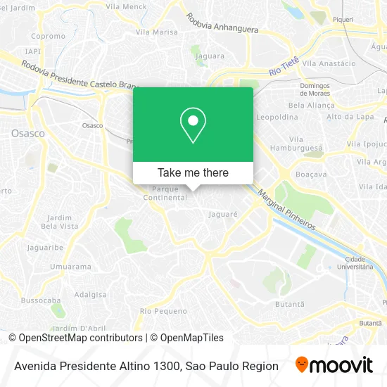 Avenida Presidente Altino 1300 map