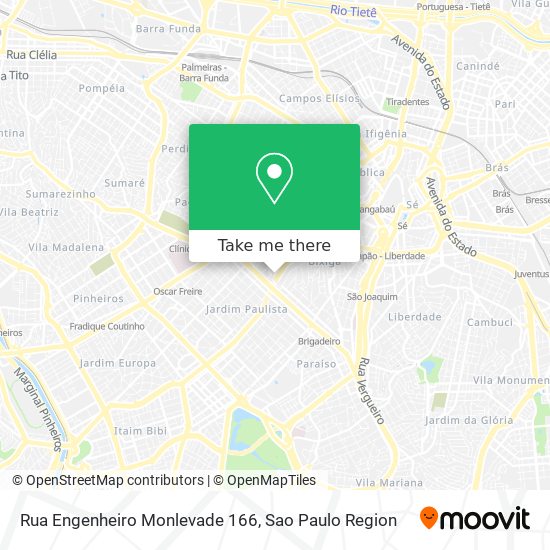 Mapa Rua Engenheiro Monlevade 166