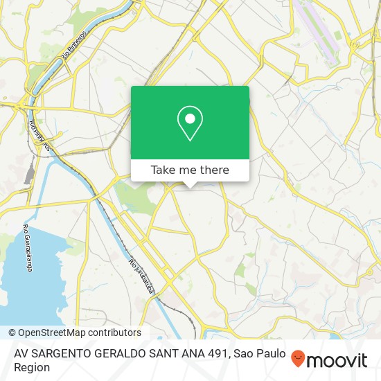 Mapa AV SARGENTO GERALDO SANT ANA 491