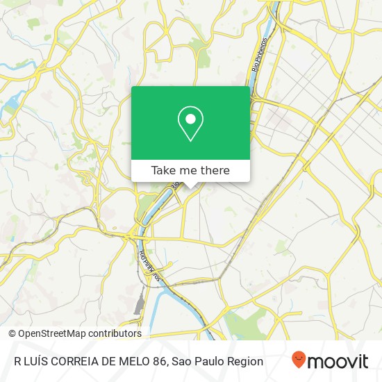 R LUÍS CORREIA DE MELO 86 map