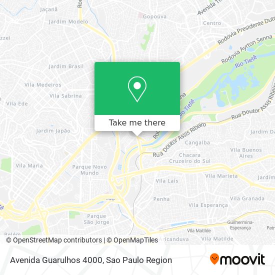 Mapa Avenida Guarulhos 4000