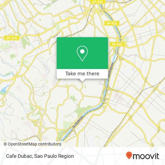 Mapa Cafe Dubac