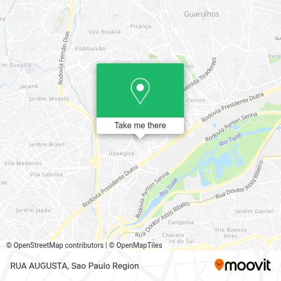 RUA AUGUSTA map