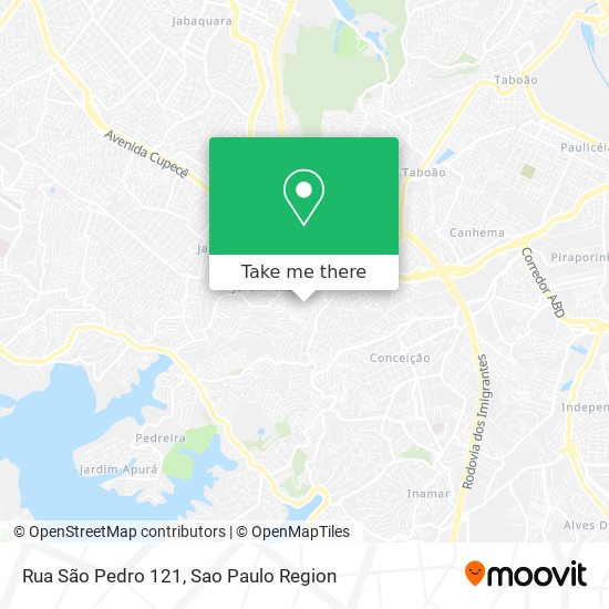 Rua São Pedro 121 map