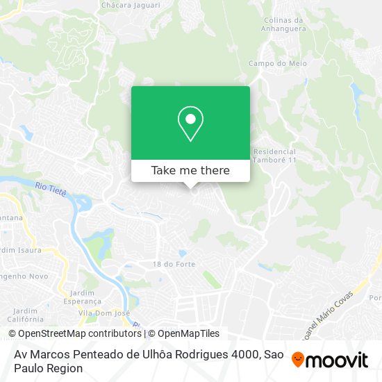 Av  Marcos Penteado de Ulhôa Rodrigues 4000 map