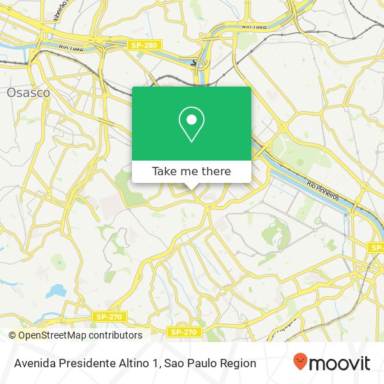 Mapa Avenida Presidente Altino 1