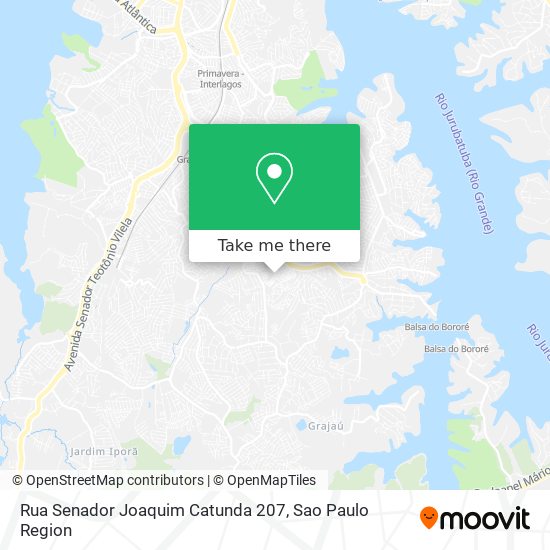 Mapa Rua Senador Joaquim Catunda 207