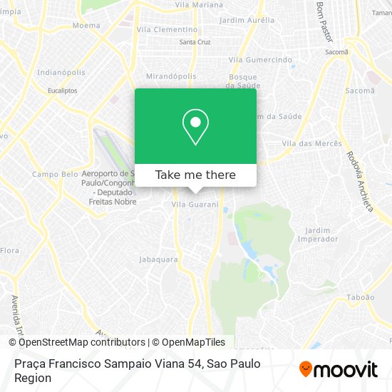 Mapa Praça Francisco Sampaio Viana 54