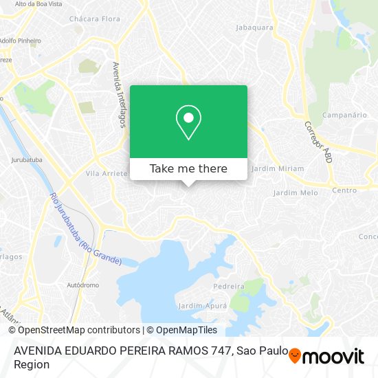 AVENIDA EDUARDO PEREIRA RAMOS  747 map