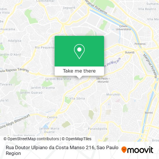 Rua Doutor Ulpiano da Costa Manso 216 map