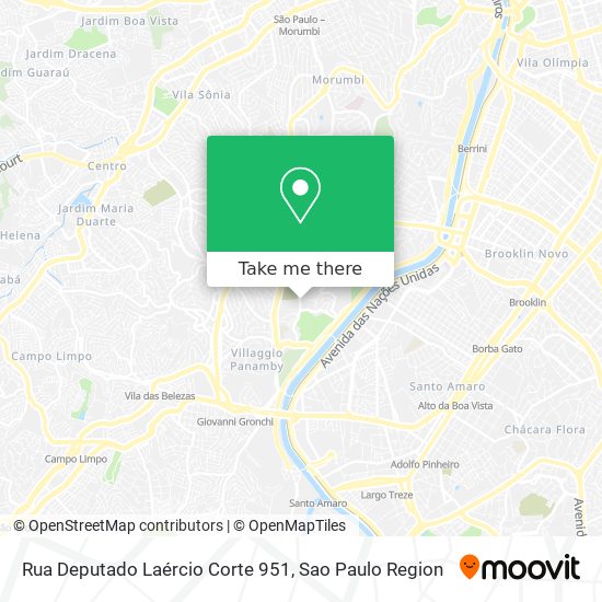 Rua Deputado Laércio Corte 951 map