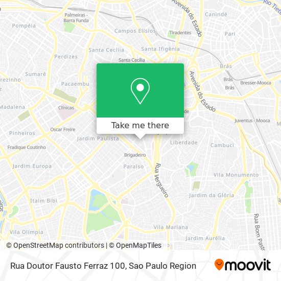 Rua Doutor Fausto Ferraz 100 map