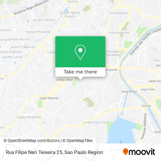 Rua Filipe Neri Teixeira 25 map