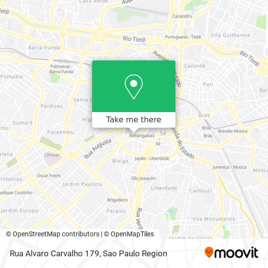 Mapa Rua Alvaro Carvalho  179