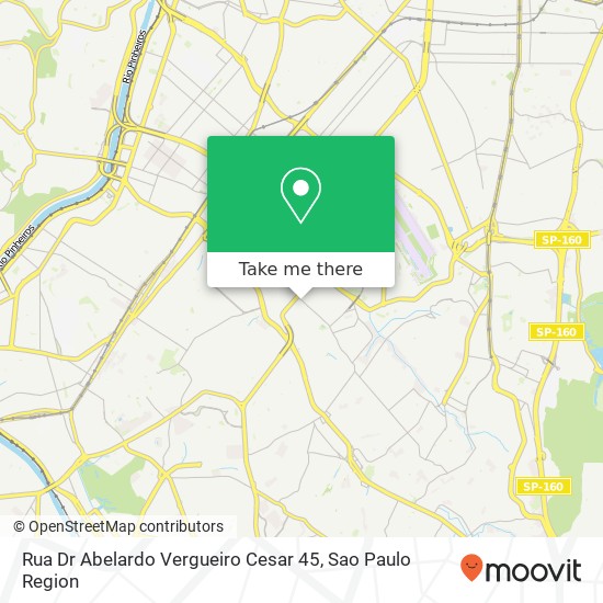 Rua Dr Abelardo Vergueiro Cesar 45 map