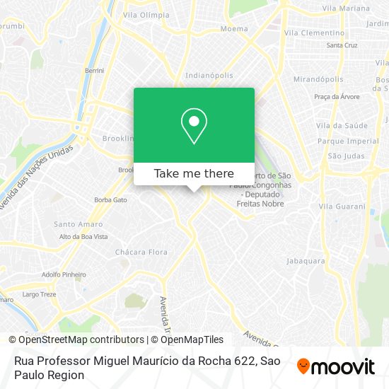 Mapa Rua Professor Miguel Maurício da Rocha 622