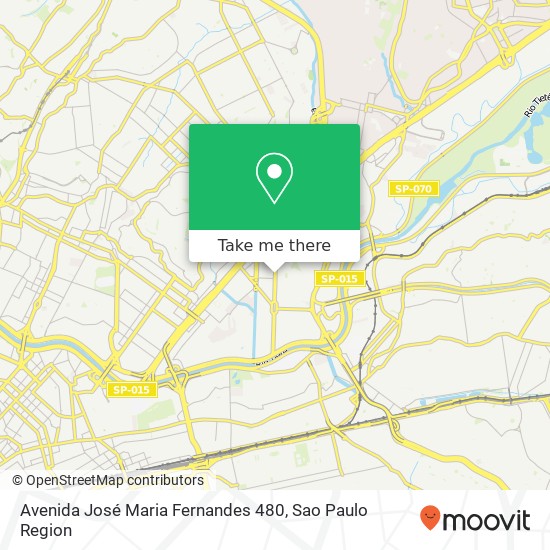 Mapa Avenida José Maria Fernandes 480