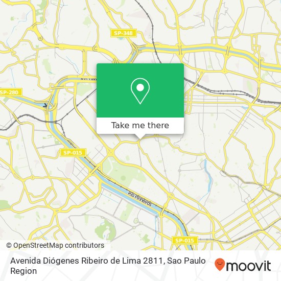 Mapa Avenida Diógenes Ribeiro de Lima 2811