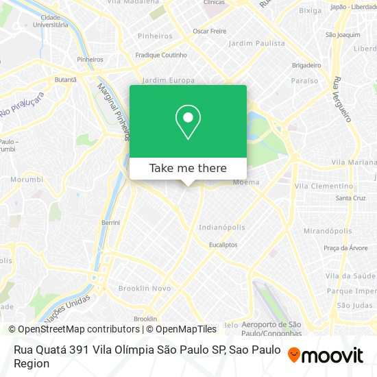 Rua Quatá  391   Vila Olímpia   São Paulo  SP map