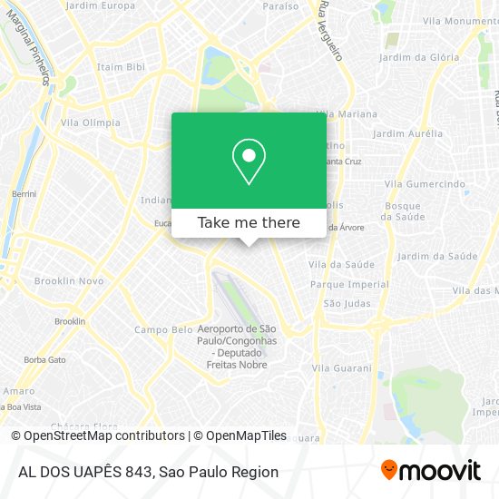 AL DOS UAPÊS 843 map