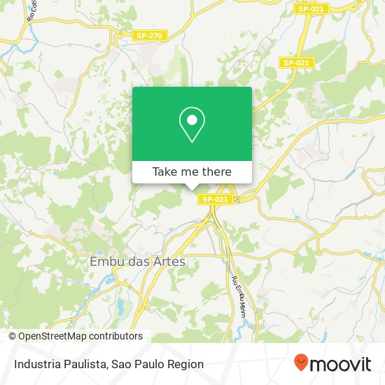 Industria Paulista map